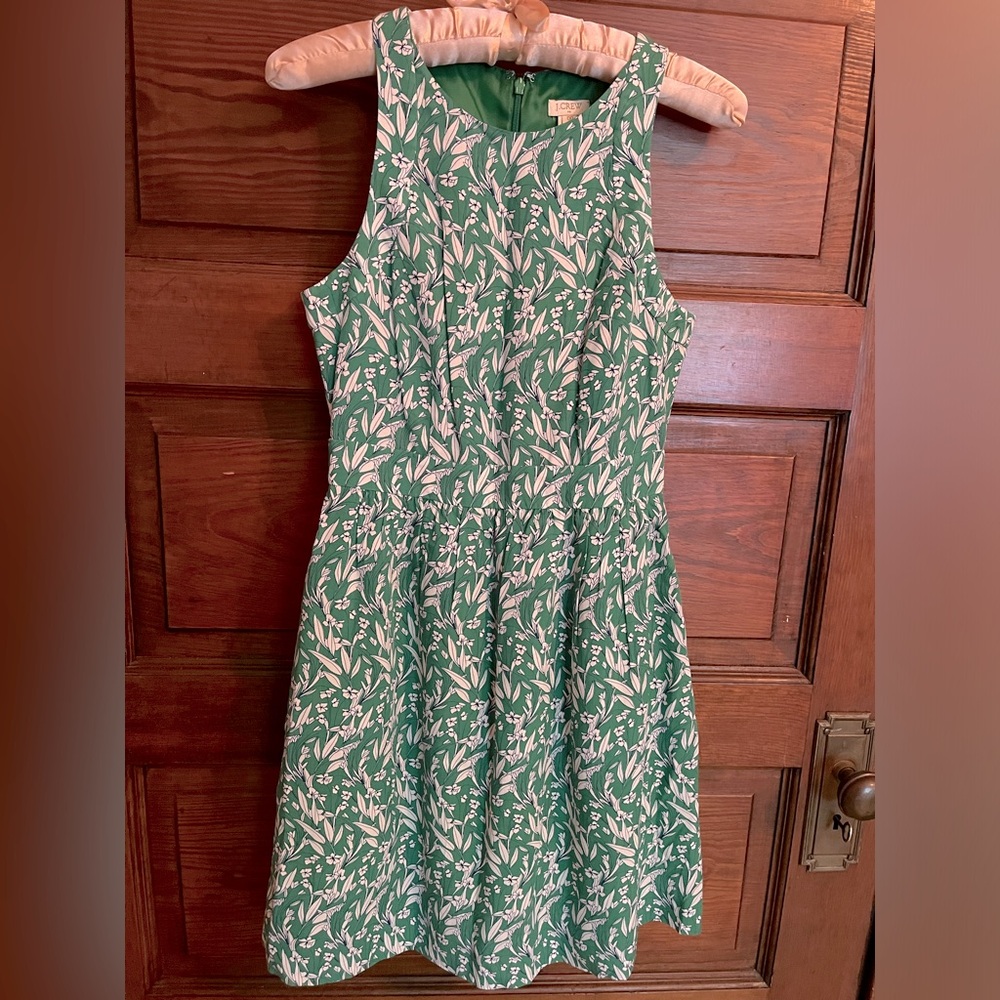 Floral Green Mini Dress Petite 00